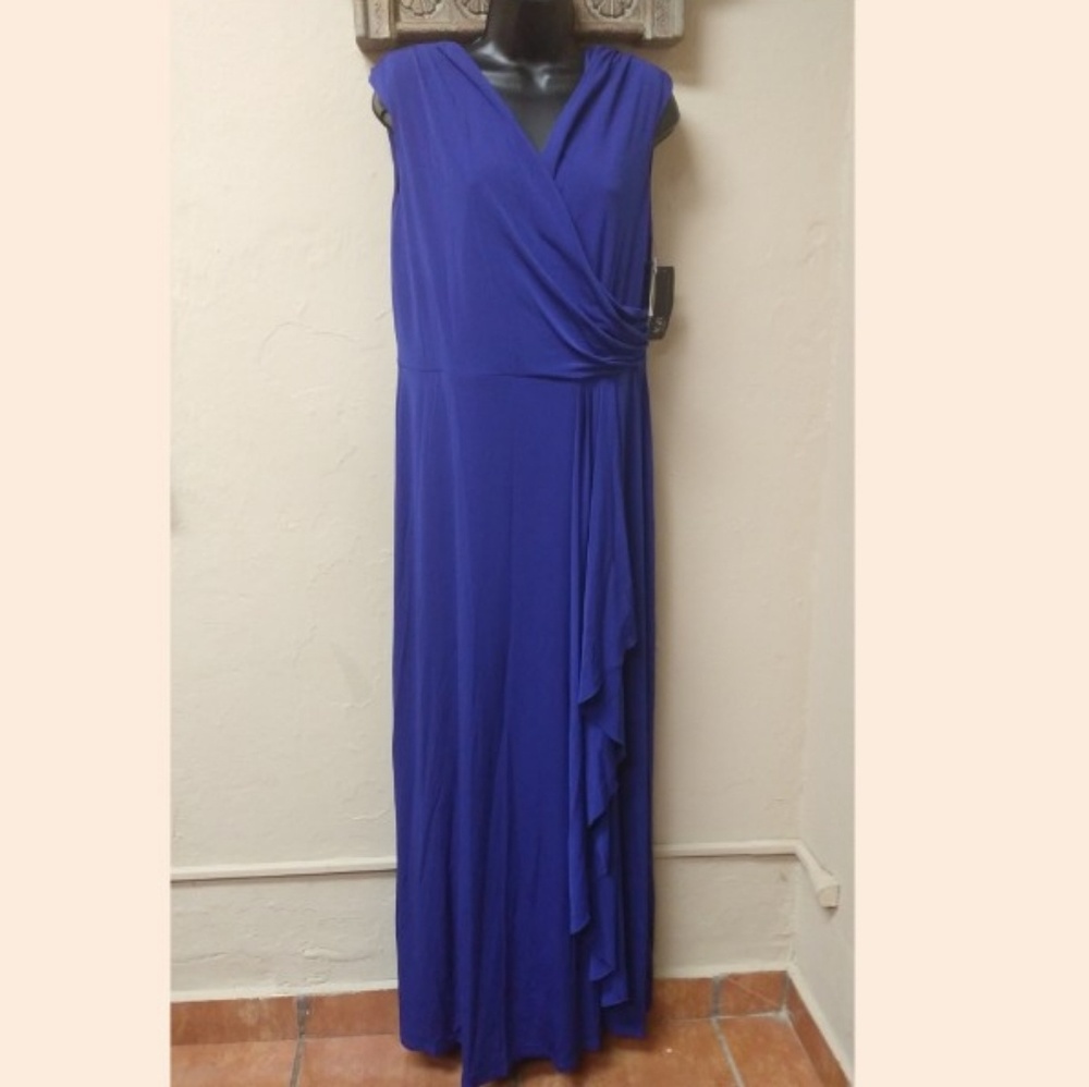 AGB  Royal Blue Evening Dress